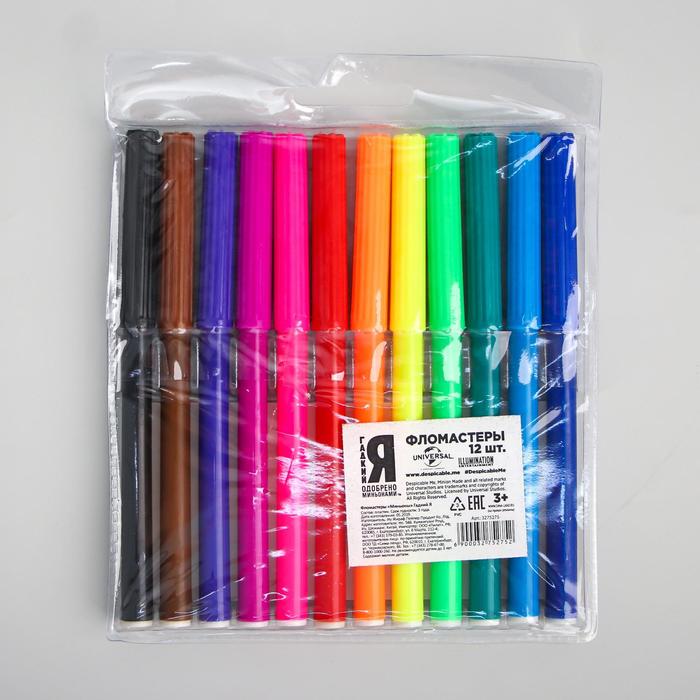 Фломастеры 12 цветов "Миньоны", Гадкий Я