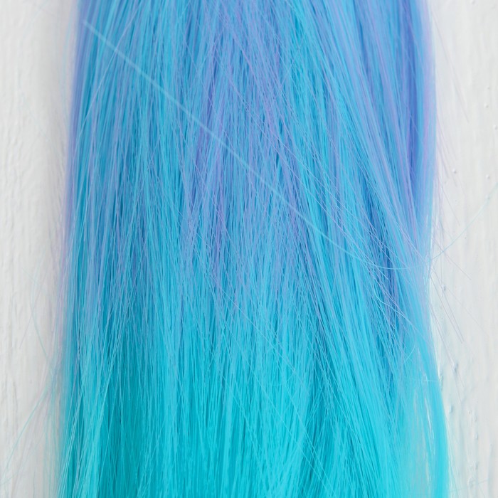 Волосы - тресс для кукол "Прямые" длина волос 20 см, ширина 100 см, №LSA025