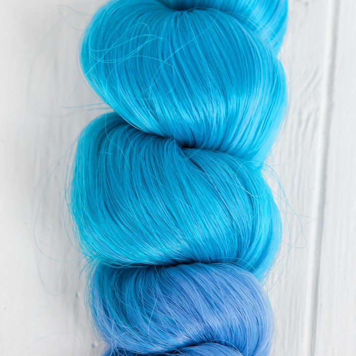 Волосы - тресс для кукол "Кудри" длина волос 15 см, ширина 100 см, №LSA032