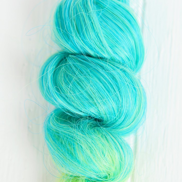 Волосы - тресс для кукол "Кудри" длина волос 15 см, ширина 100 см, №LSA038