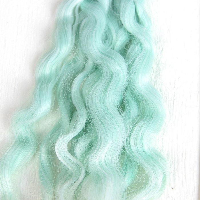 Волосы - тресс для кукол "Волны" длина волос 25 см, ширина 100 см, №LSA001