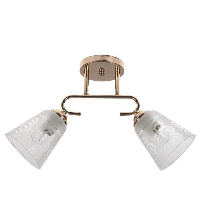 Люстра "Каскад" 2xE27 60Вт золото