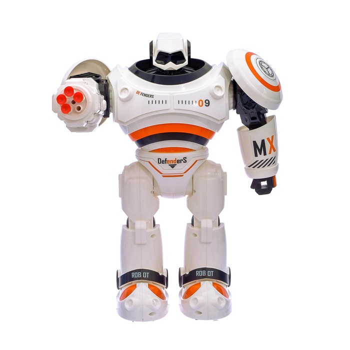 Робот радиоуправляемый CRAZON, ходит, стреляет, световые эффекты, русская озвучка