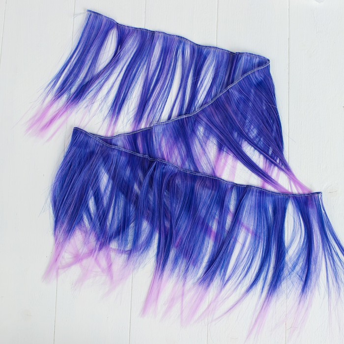 Волосы - тресс для кукол "Прямые" длина волос 20 см, ширина 100 см, №LSA031