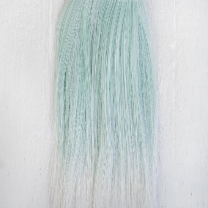 Волосы - тресс для кукол "Прямые" длина волос 20 см, ширина 100 см, №LSA001