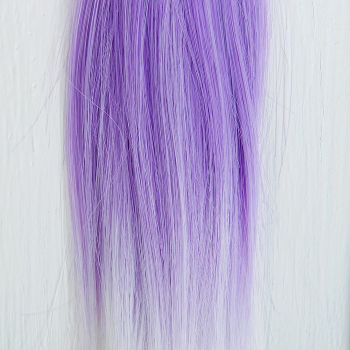 Волосы - тресс для кукол "Прямые" длина волос 20 см, ширина 100 см, №LSA010