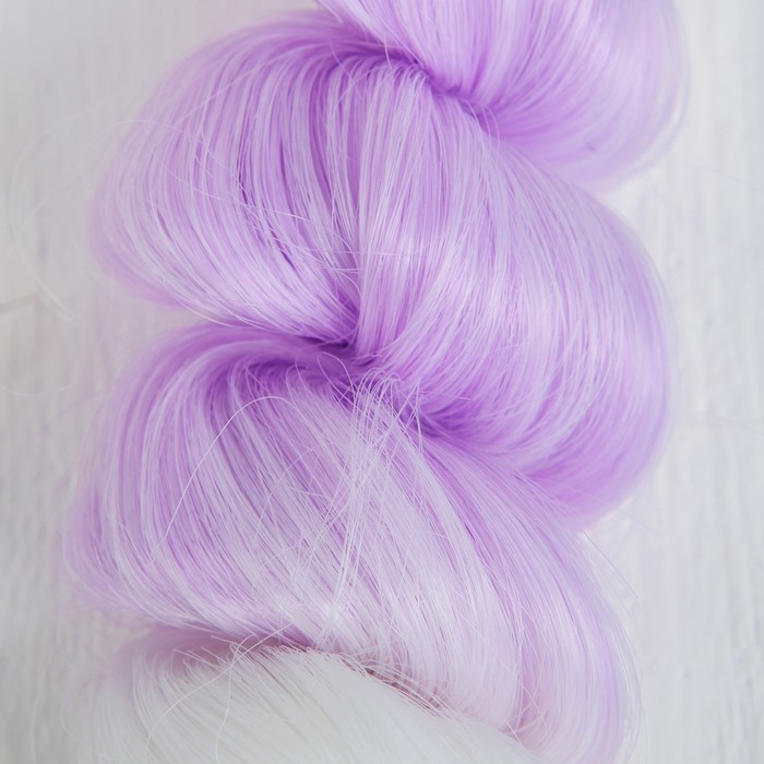 Волосы - тресс для кукол "Кудри" длина волос 15 см, ширина 100 см, №LSA026