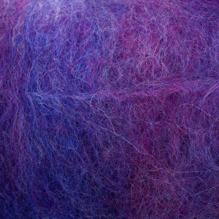 Шерсть для валяния "Кардочес" 100% полутонкая шерсть 200гр (136 меланж)  МИКС