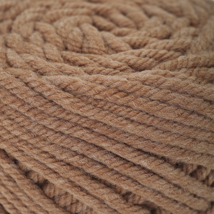 Пряжа "Подиум" 50% шерсть, 48% акрил, 2% лайкра 125м/250гр (101 капучино)