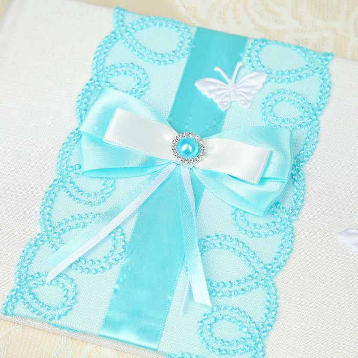 Книга для пожеланий "Бабочки", ручной работы