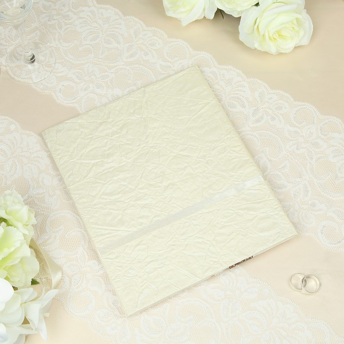 Папка для свидетельства о заключении брака "Мокко", ручной работы