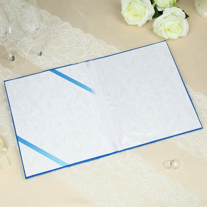 Папка для свидетельства о заключении брака "Ключик к сердцу", ручной работы