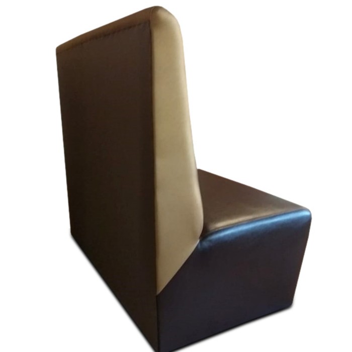 Диван «Некст», 1200 × 650 × 1100 мм, экокожа, цвет тёмно-коричневый/золотистый