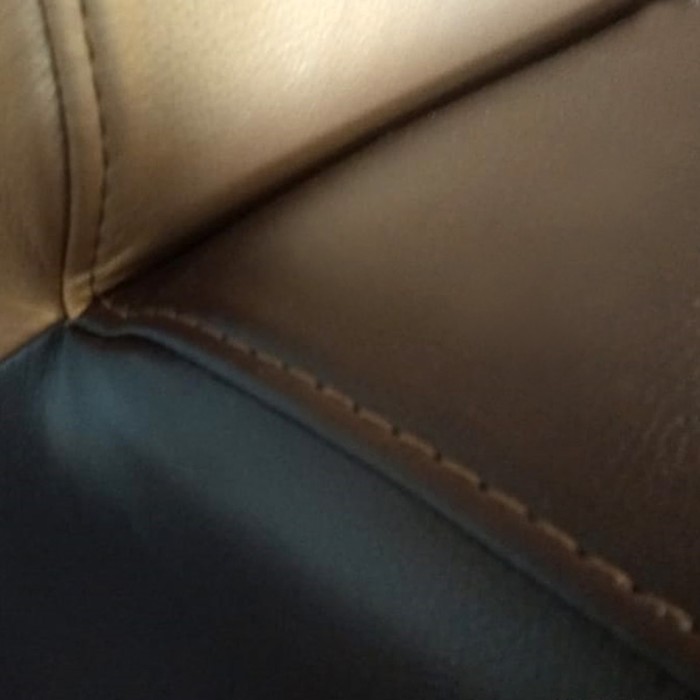 Диван «Некст», 1200 × 650 × 1100 мм, экокожа, цвет тёмно-коричневый/золотистый