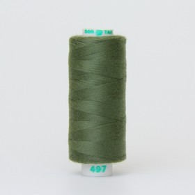 

Нитка ДОР-ТАК PL 40/2 400 ярд, цвет т.зелёный 497 К09