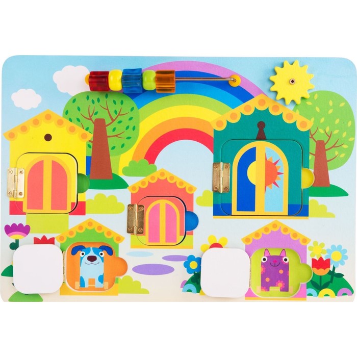 Бизиборд "Кто где живет"