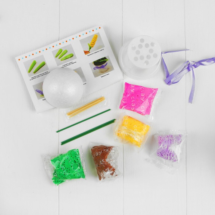 Набор массы для лепки "Гиацинты" инструкция