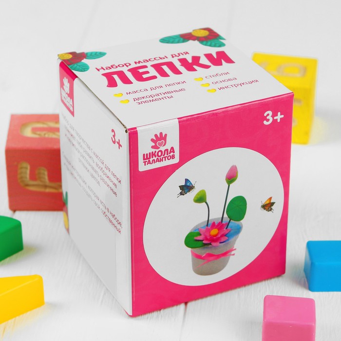 Набор  массы для лепки &quot;Кувшинки&quot; инструкция