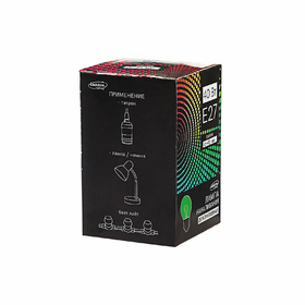 

Лампа накаливания Luazon Lighthing E27, 40W, декоративная, зеленая, 220 В