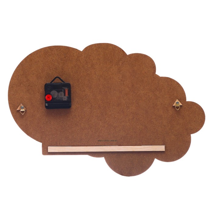 Полка с часами "Облако"