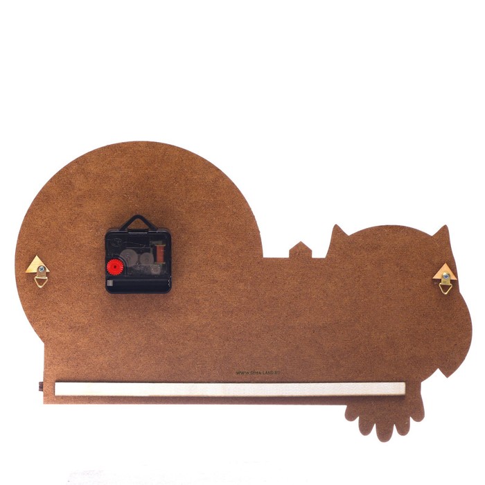 Полка с часами "Сова"