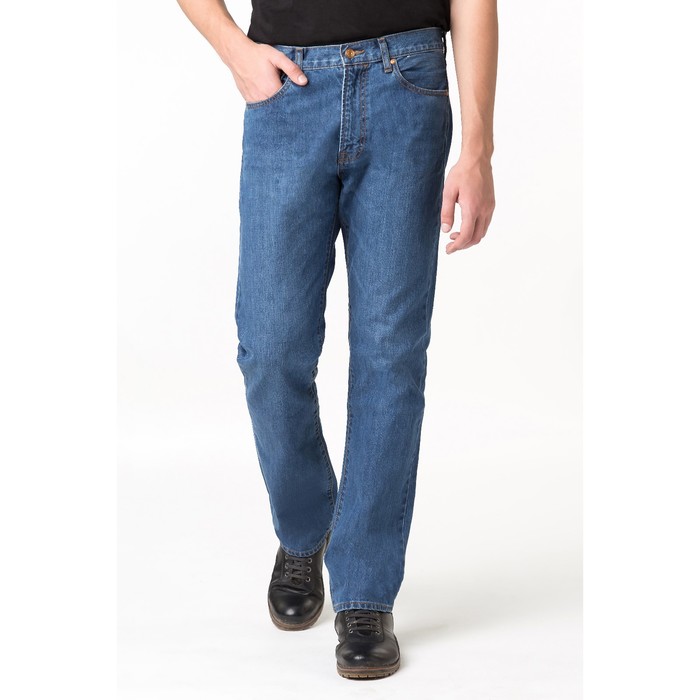 Джинсы мужские, цвет голубой, размер 38