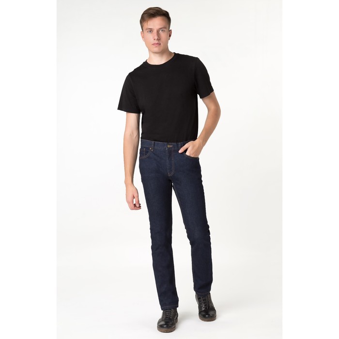 Джинсы мужские, цвет тёмно-голубой, размер 31