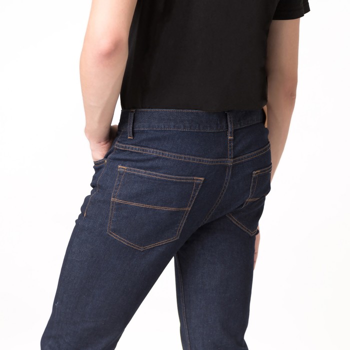 Джинсы мужские, цвет тёмно-голубой, размер 31