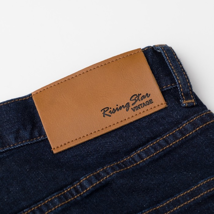 Джинсы мужские, цвет тёмно-голубой, размер 36