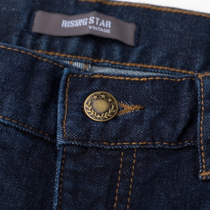 Джинсы мужские, цвет тёмно-голубой, размер 38