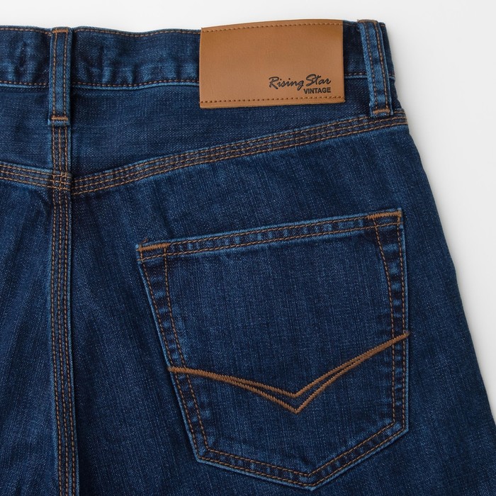 Джинсы мужские, цвет тёмно-синий, размер 30