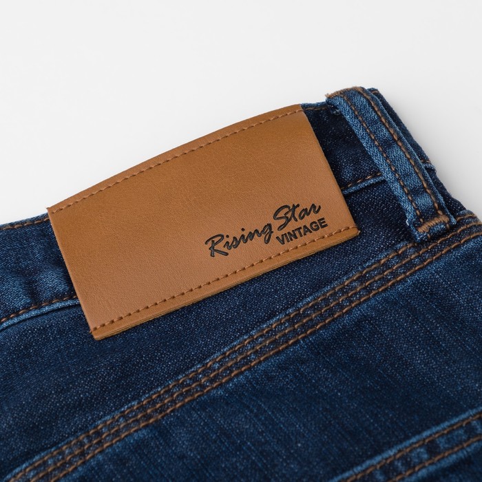 Джинсы мужские, цвет тёмно-синий, размер 31