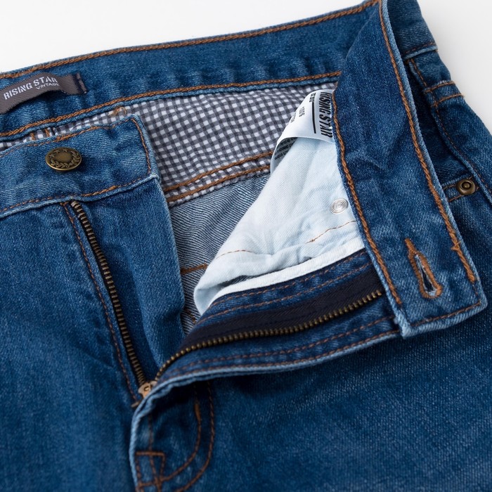 Джинсы мужские, цвет голубой, размер 32