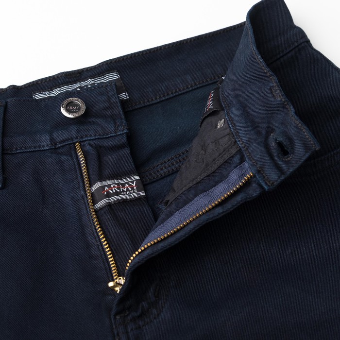 Джинсы мужские, цвет тёмно-синий, размер 31