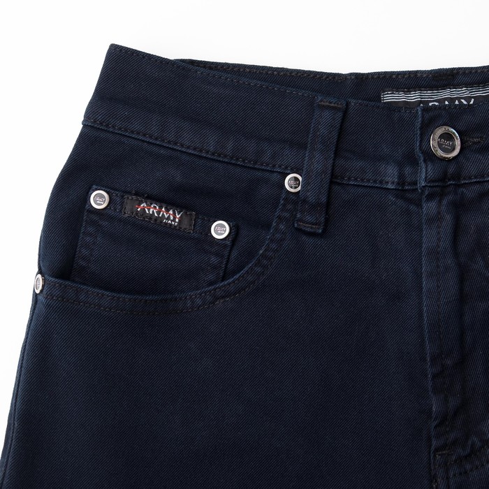 Джинсы мужские, цвет тёмно-синий, размер 32