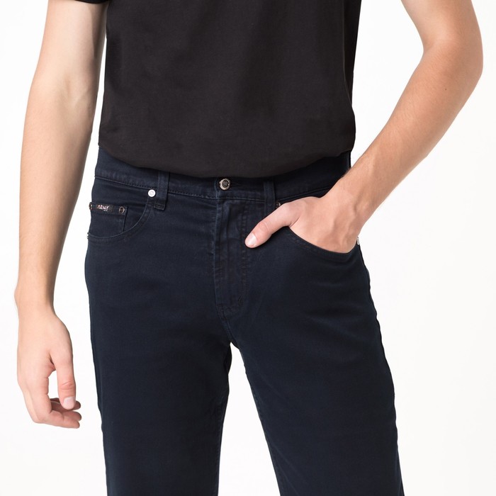 Джинсы мужские, цвет тёмно-синий, размер 36