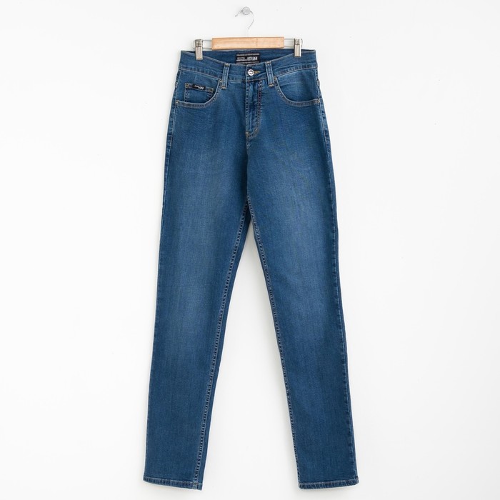 Джинсы мужские, цвет голубой, размер 38