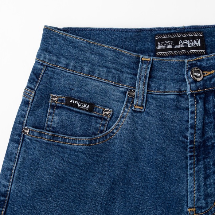 Джинсы мужские, цвет голубой, размер 38