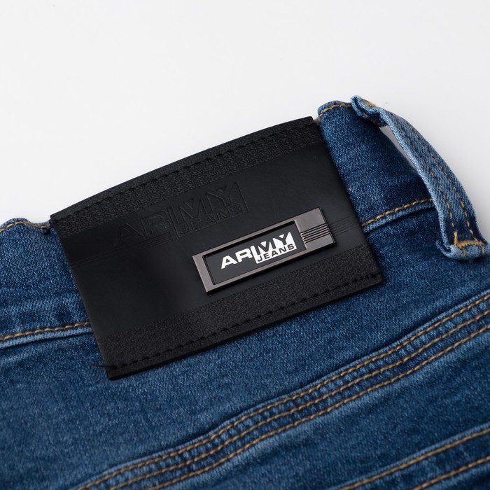 Джинсы мужские, цвет голубой, размер 38