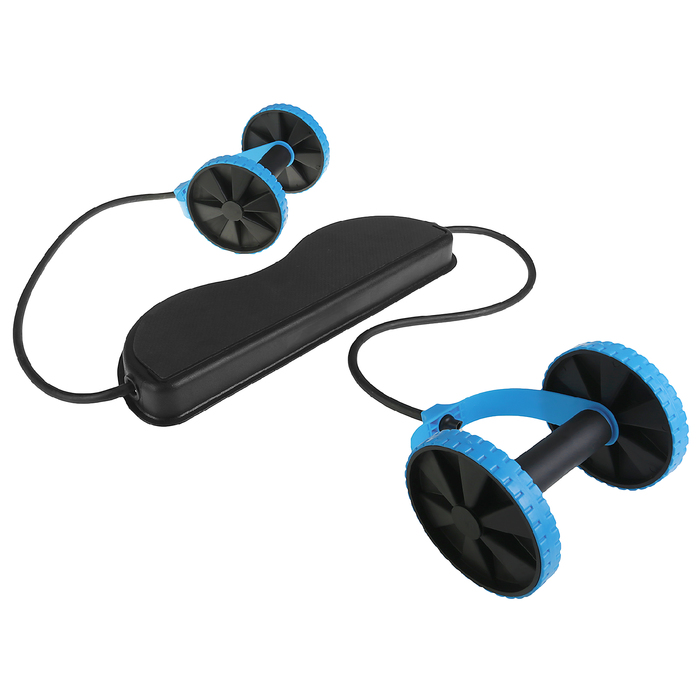 Тренажер-эспандер с платформой, многофункциональный, цвет синий