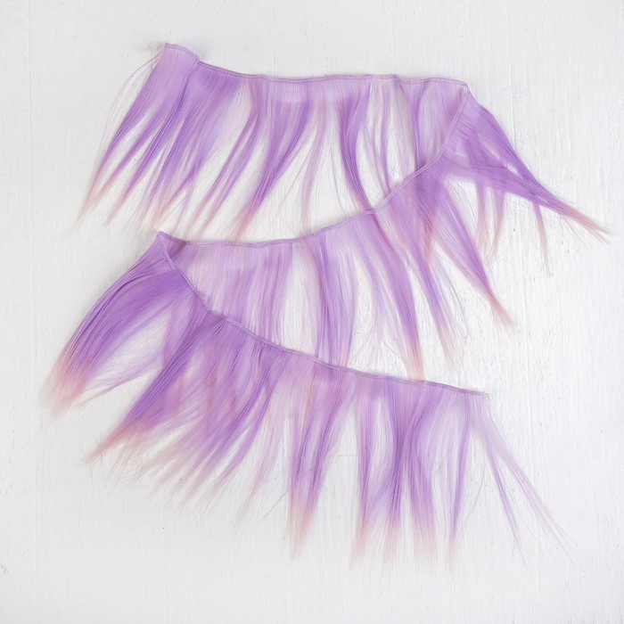 Волосы - тресс для кукол "Прямые" длина волос 15 см, ширина 100 см, №LSA027