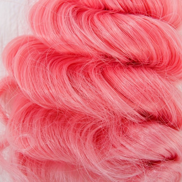 Волосы - тресс для кукол "Кудри" длина волос 15 см, ширина 100 см, №LSA028