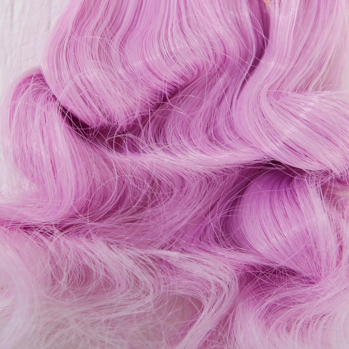 Волосы - тресс для кукол "Кудри" длина волос 15 см, ширина 100 см, №LSA004