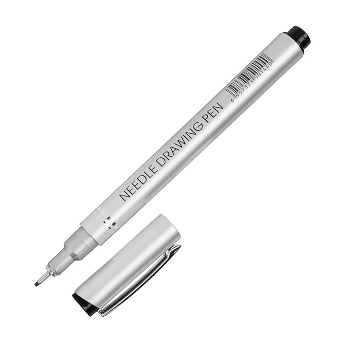 Ручка капиллярная линер черная .08 MS-807A