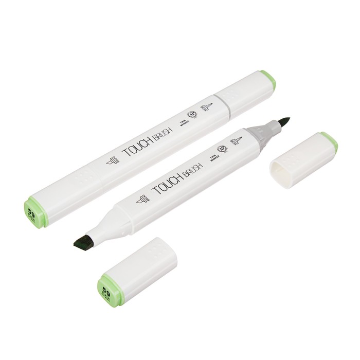 Маркер профессиональный двусторонний с мягкой кистью #59 MS-837