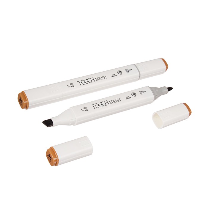 Маркер профессиональный двусторонний с мягкой кистью #95 MS-837