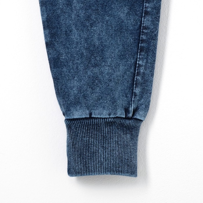 Спортивный костюм для мальчика World синий вареный, рост 98-104