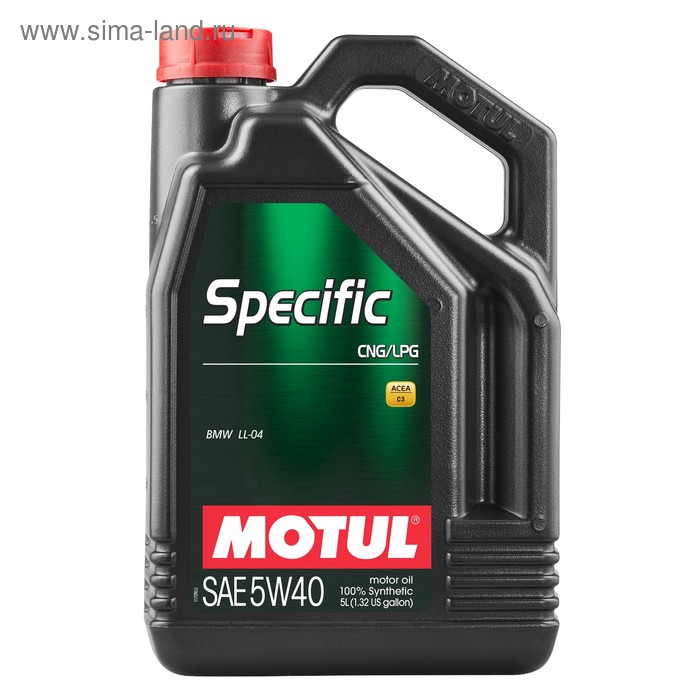 Моторное масло Motul SPEC CNG/LPG 5W40, 5 л 101719 моторное масло motul spec 505 01 5w40 5 л 101575