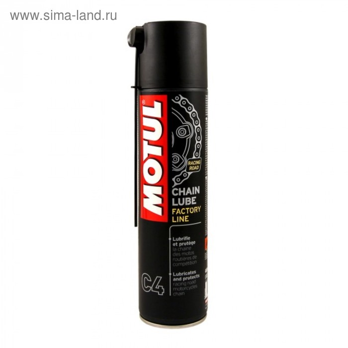 Смазка для цепей Motul C4 CHAIN LUBE FL, 400 мл 102983