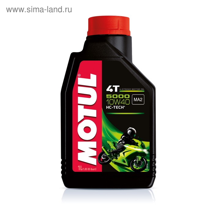 фото Масло моторное motul 5000 10w40 4t, 1 л 104054